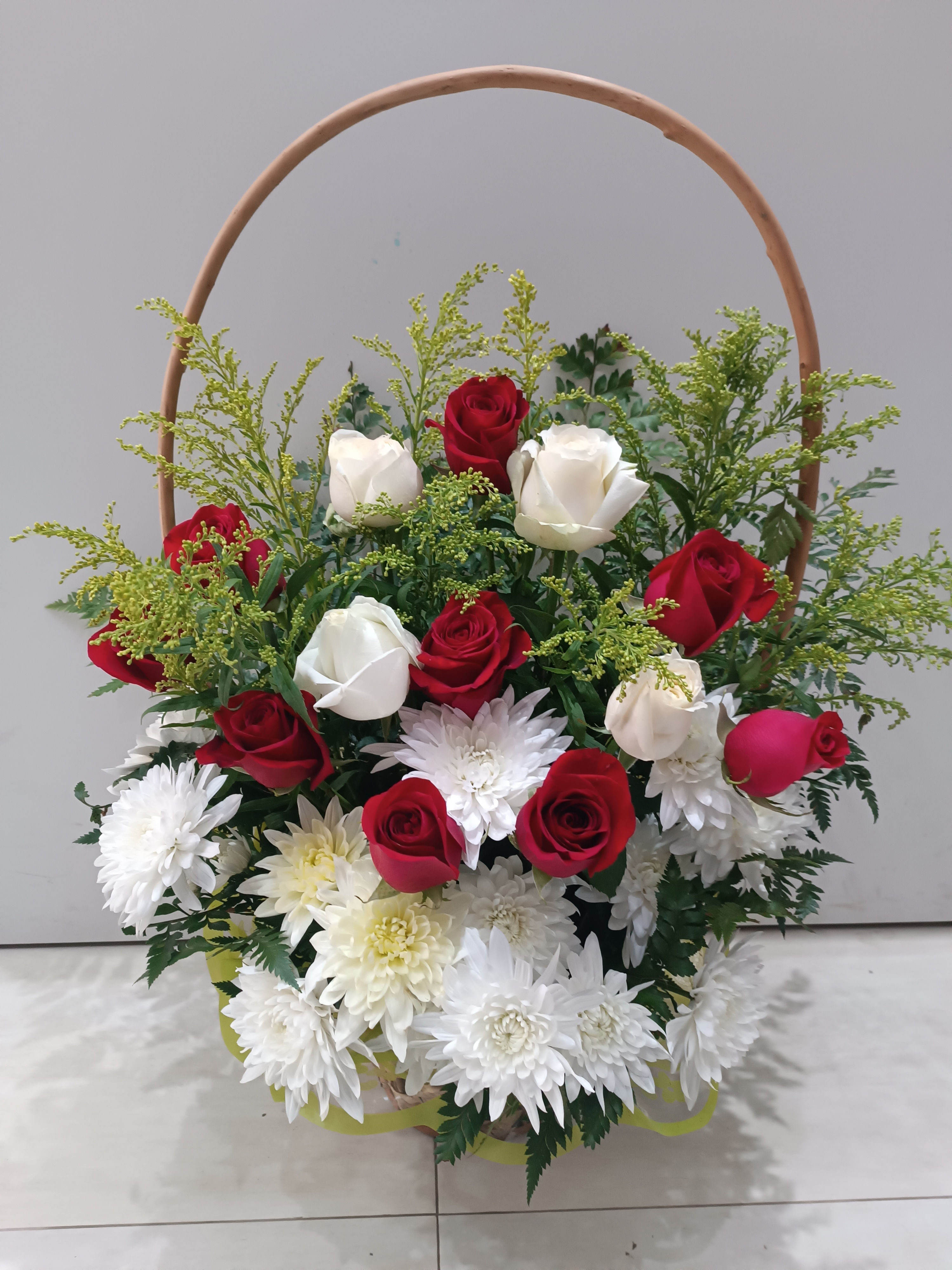 Corbélia de Flores Homenagem com Carinho