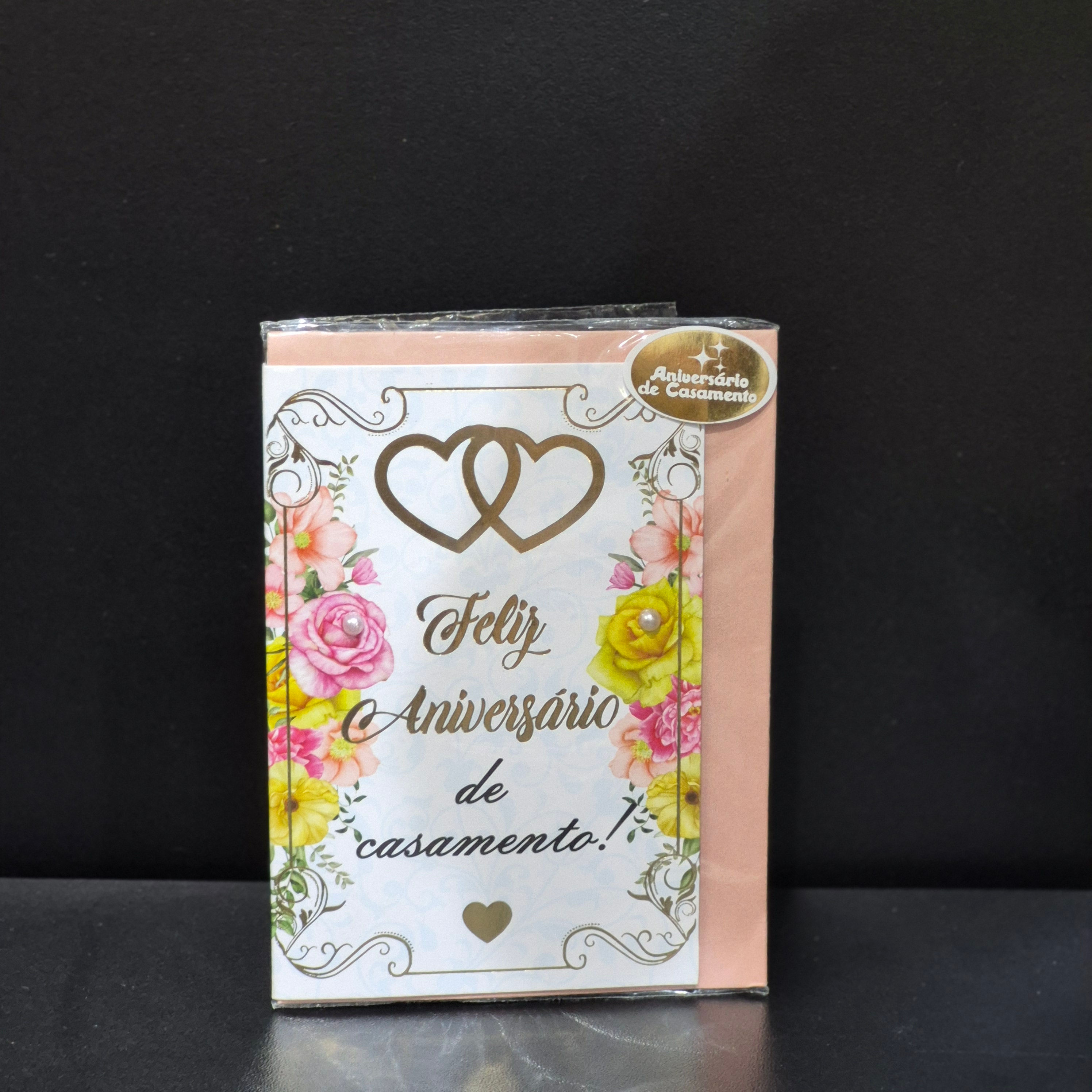 Cartão “Feliz Aniversário de Casamento”