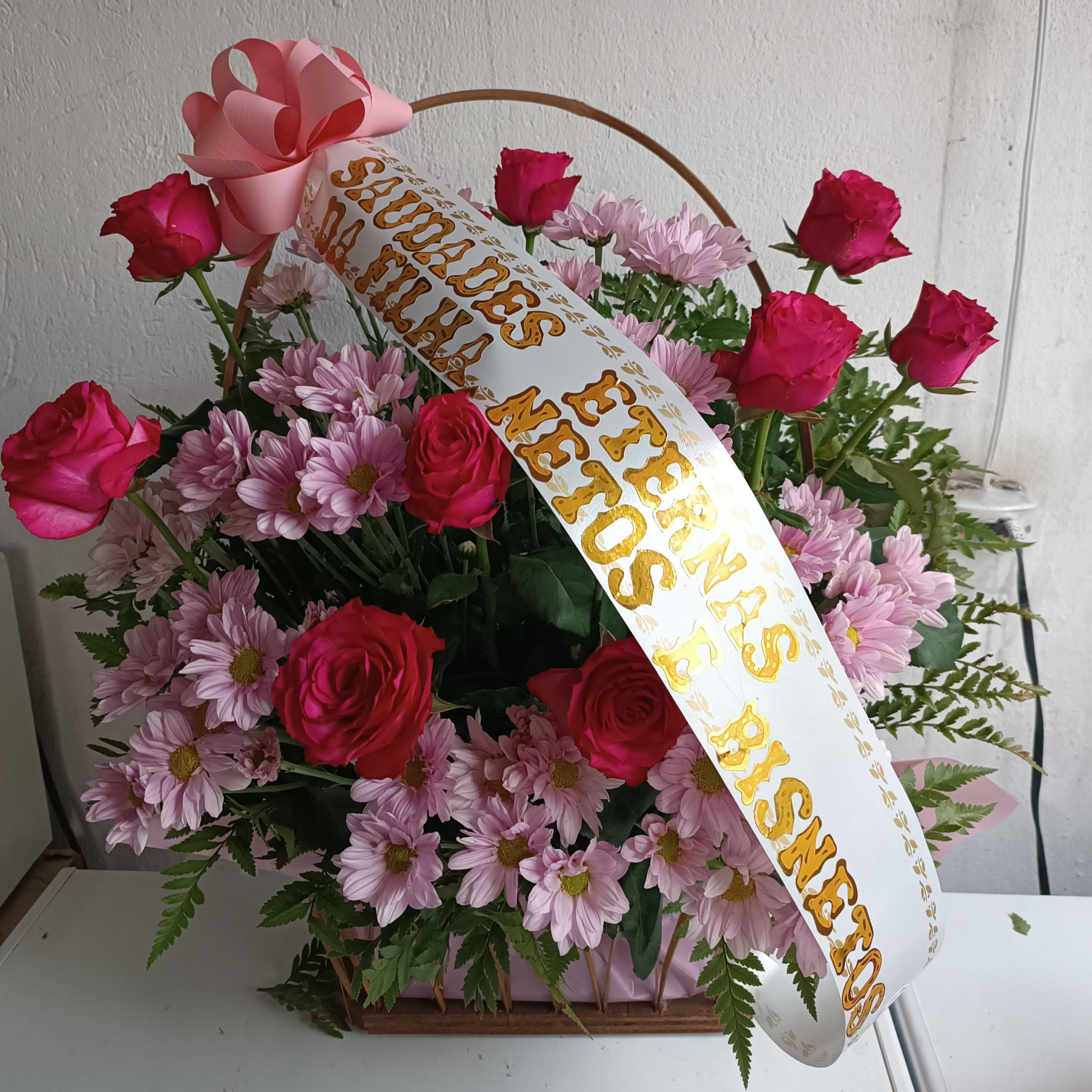 Corbélia de Flores Homenagem com Amor Eterno