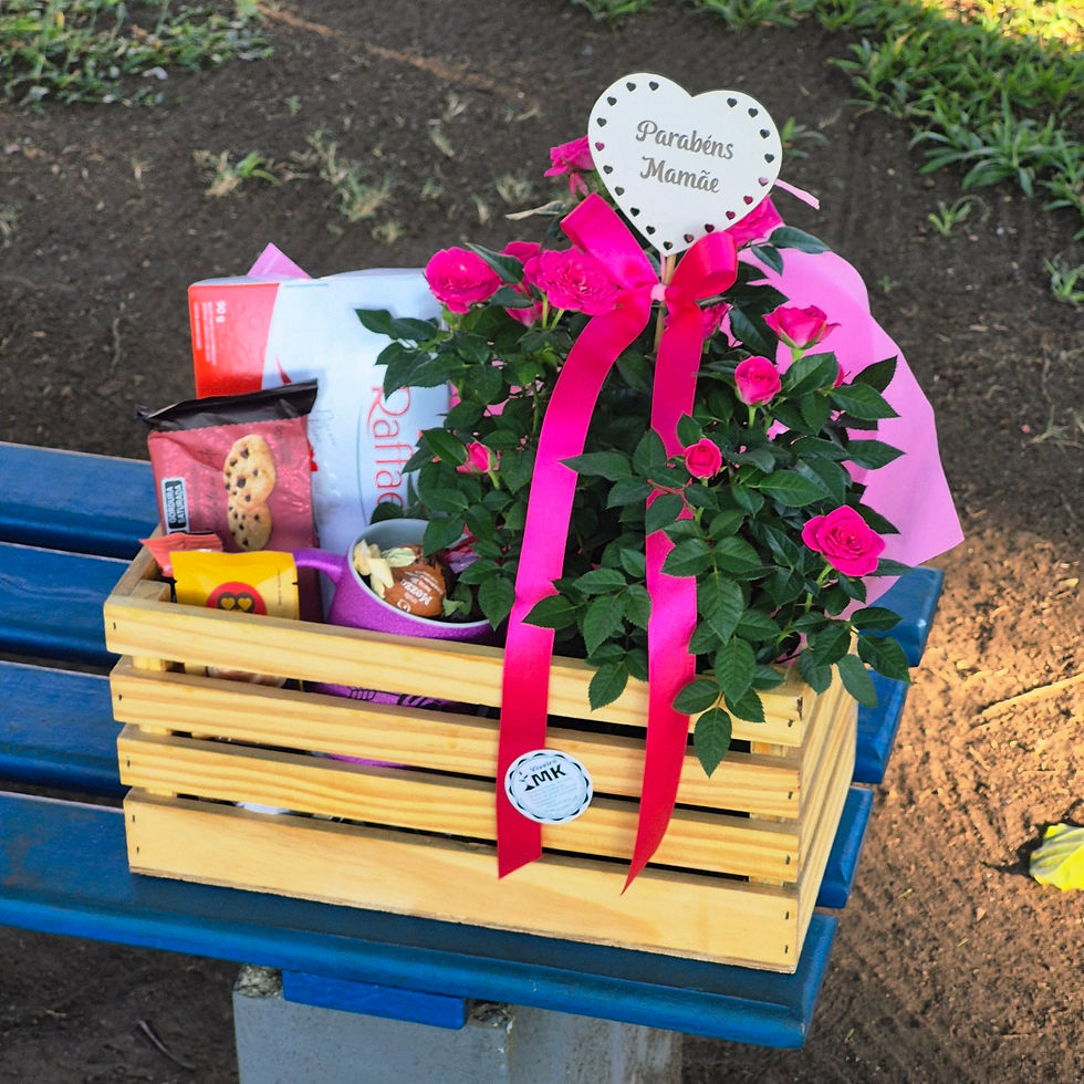 Miniatura: Cesta Jardim Encantado para Mamãe
