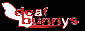 DeafBunnysBand Wordmark Black-background