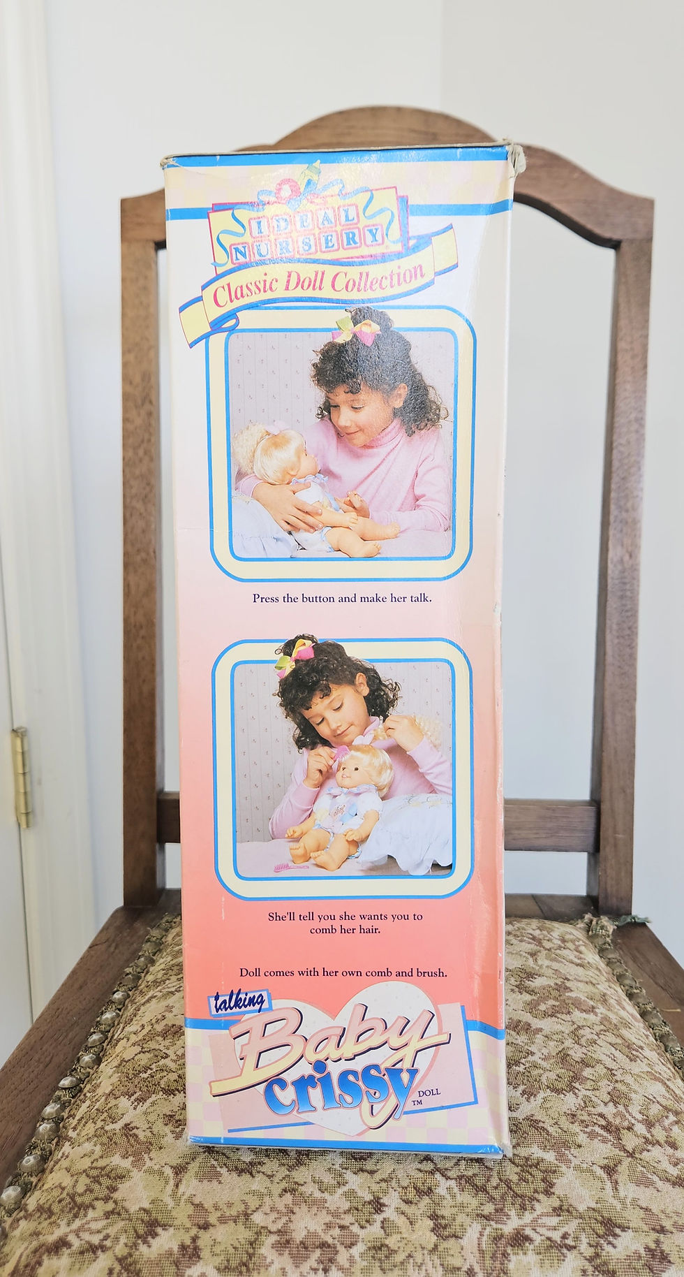 Thumbnail: 1991 'Ideal Nursery' Ethnic *Baby Crissy* NIB