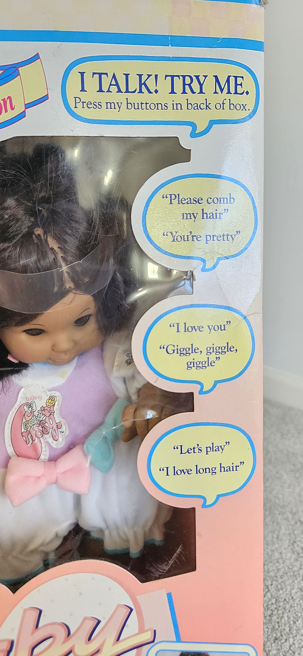 Thumbnail: 1991 'Ideal Nursery' Ethnic *Baby Crissy* NIB