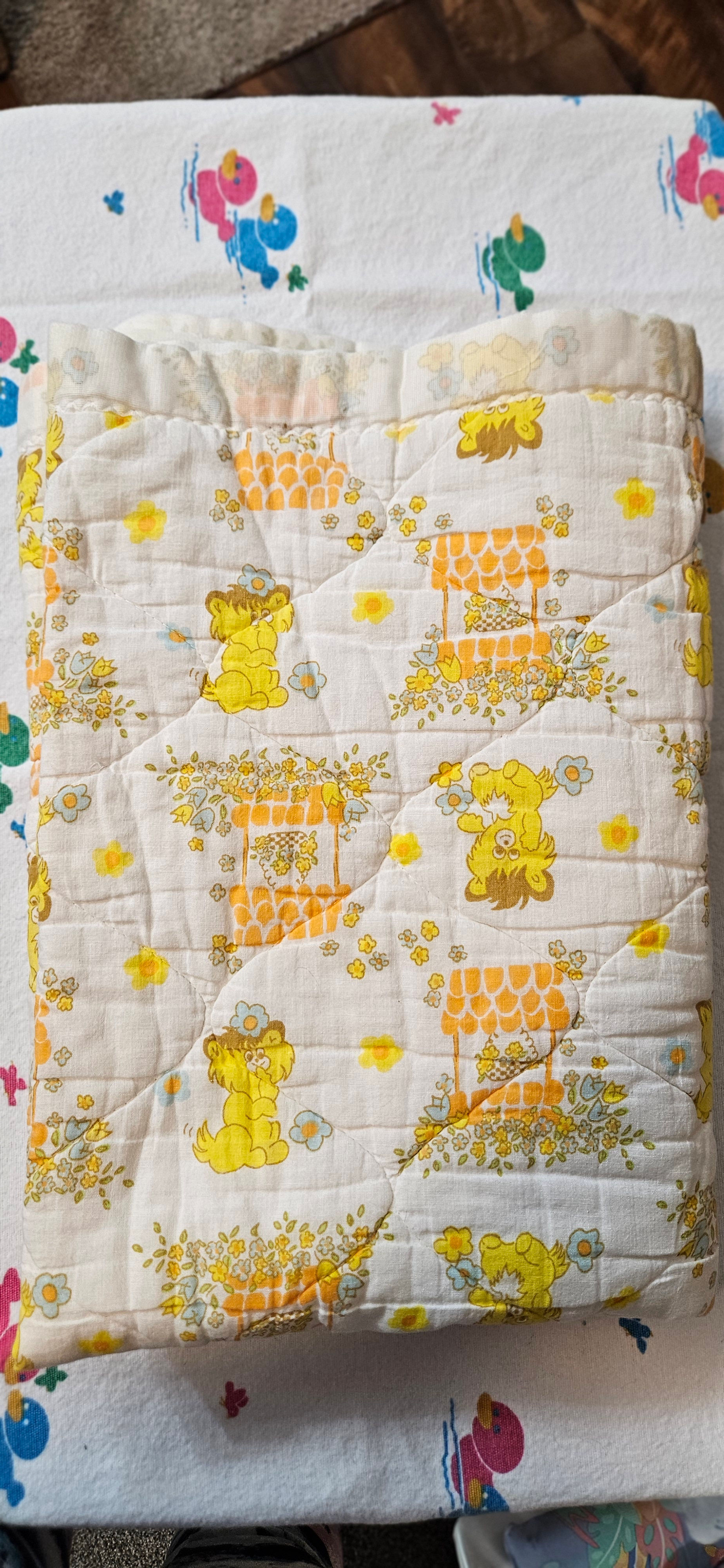 Vintage Quilt Baby Blanket