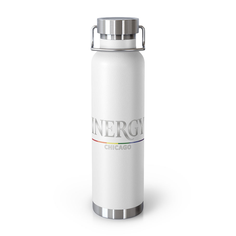Thumbnail: Insulated Water Bottle — "INERGY Chicago" 22oz Copper Vacuum Bottle