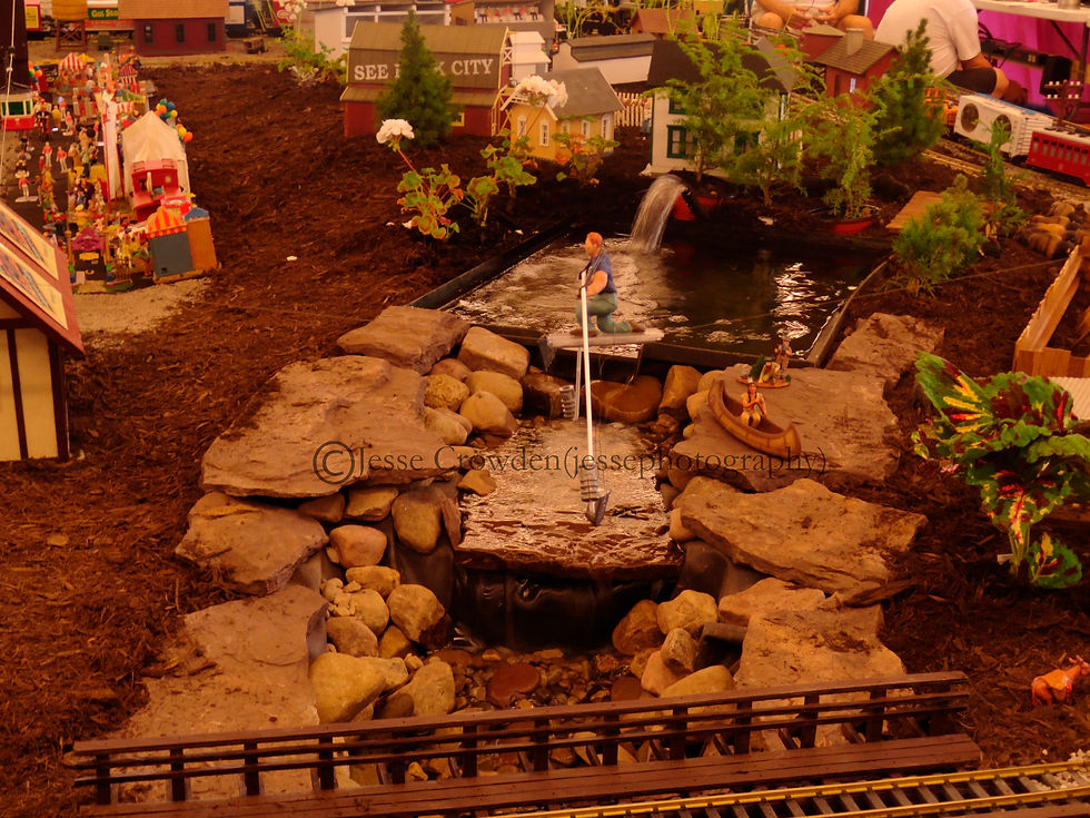 Nik Wallenda Figure with Town Area