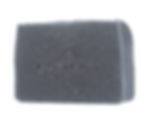A speckled gray bar of soap with an imprinted 'berezka beauty'