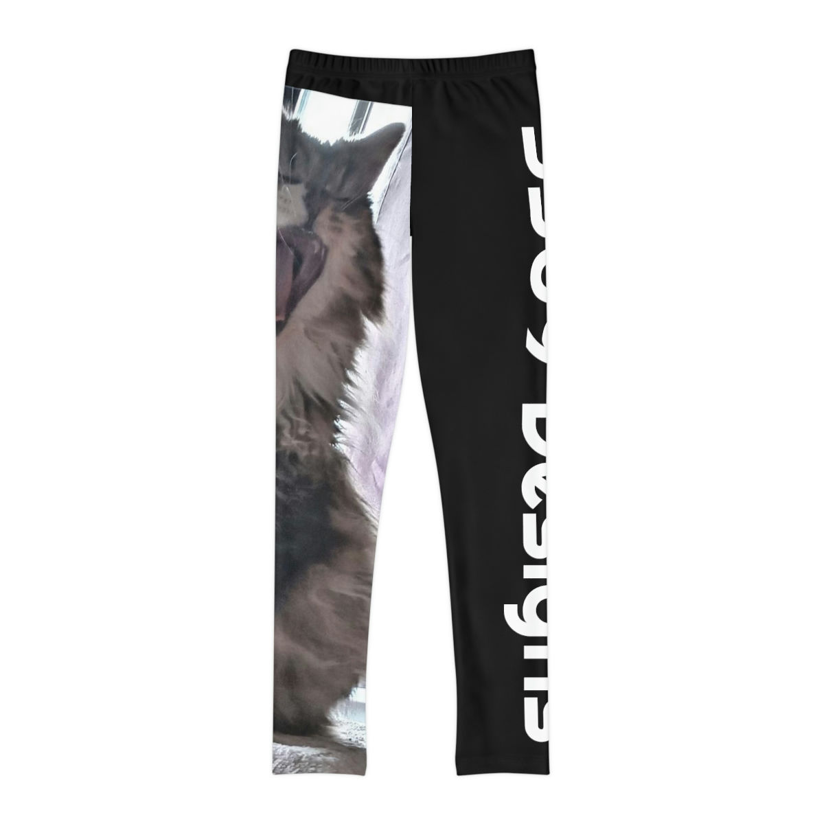 Youth Full-Length Leggings - Bou Bou Kitty - 5309 Designs