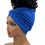 Thumbnail: Royal Blue Wide Crossover Headband, Boho Headband, Workout Headband, Loc Wrap