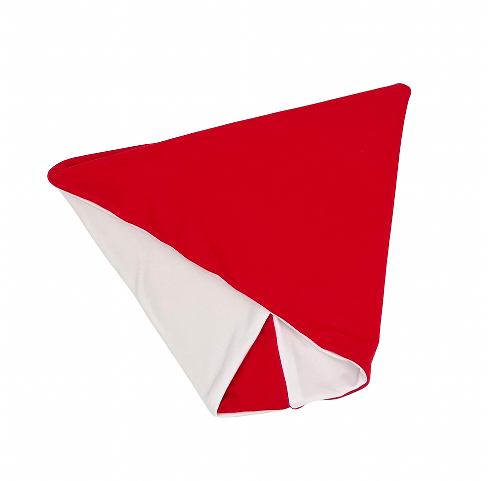 Thumbnail: Red/White Wide Crossover Headband, Boho Headband, Workout Headband