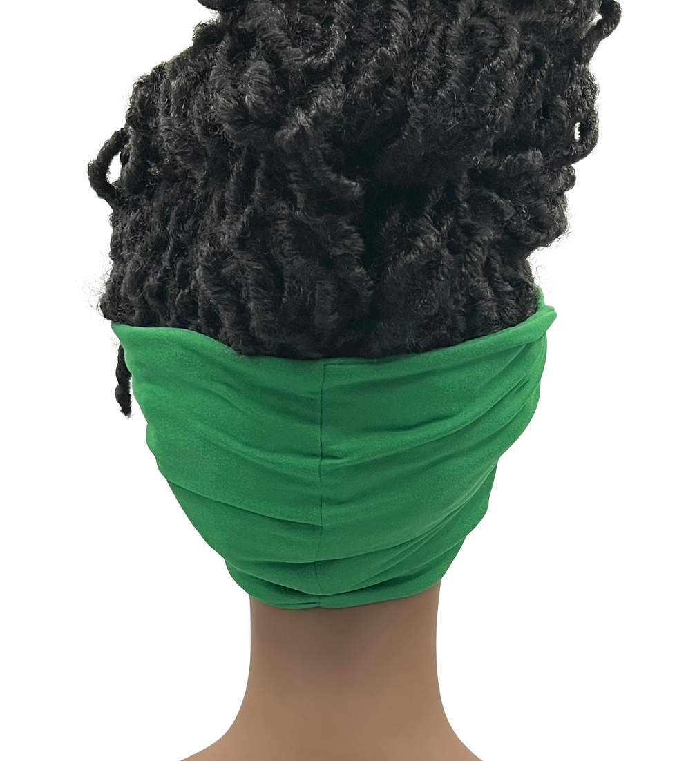 Thumbnail: Kelly Green Wide Crossover Headband, Boho Headband, Workout Headband, Loc Wrap