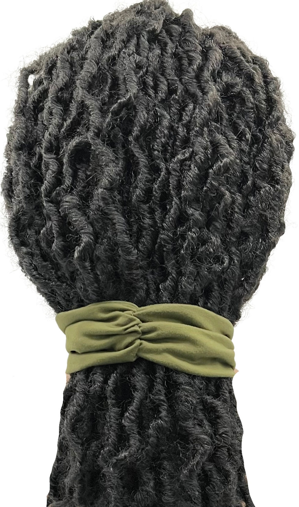 Thumbnail: Olive Green Knotted Headband, Boho Headband for Exercise & Yoga, Turban Headband