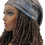 Thumbnail: Charcoal Gray Tie-Dye Beanie Style Bonnet, Slouchy Beanie, Beanie Hat