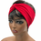 Thumbnail: Red Knotted Headband, Boho Headband for Exercise & Yoga, Turban Headband