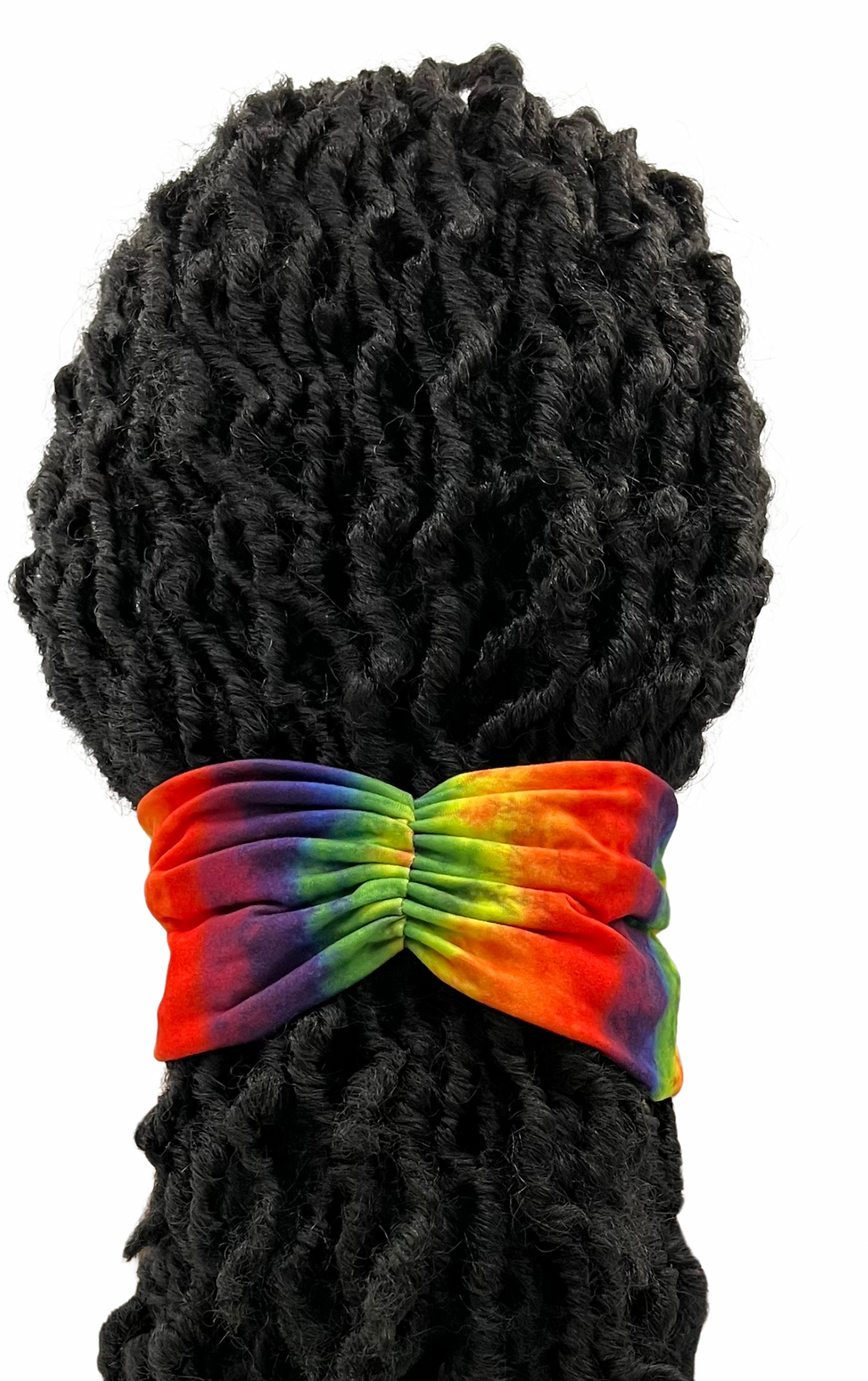 Thumbnail: Rainbow Pride Tie-Dye Knotted Headband, Boho Headband for Exercise & Yoga