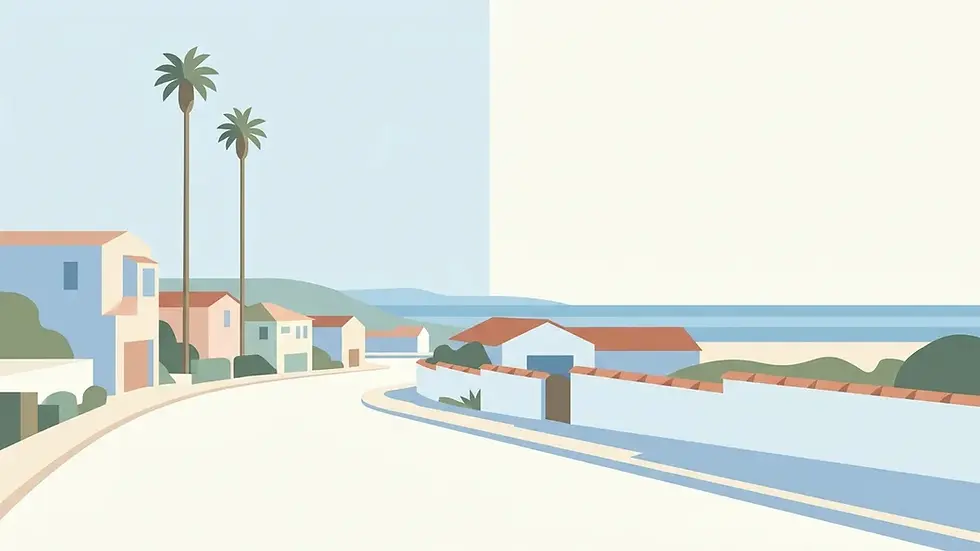 La Jolla coastal neighborhood where estate management fees vary by property type