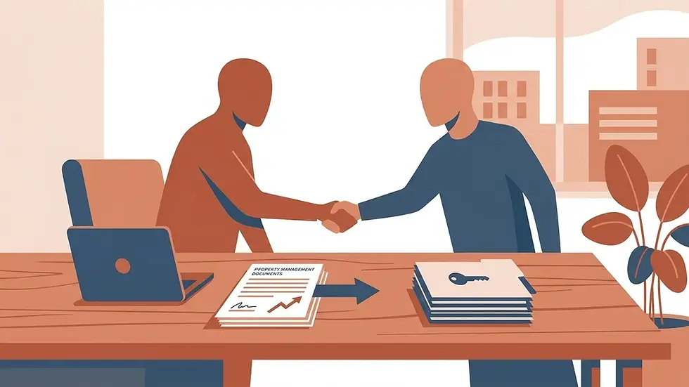 transitioning to a new property manager after firing the previous one