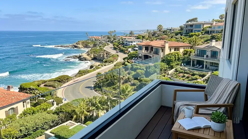 Vacation rental homes in La Jolla CA overlooking the Pacific coast