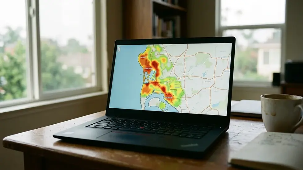 Neighborhood-level demand analytics dashboard for STR comp set analysis