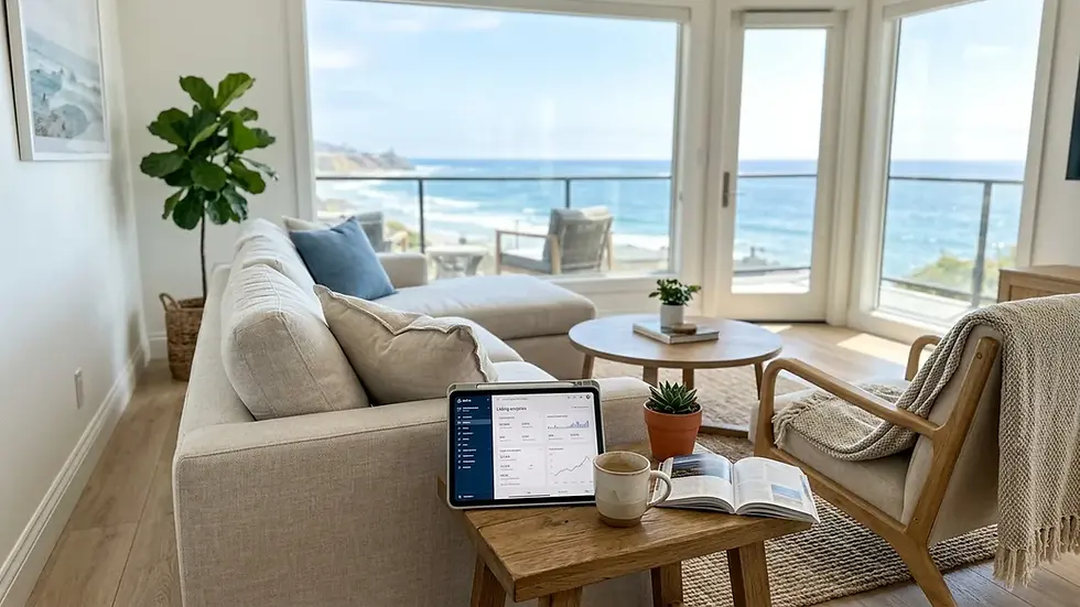 Optimized vacation rental home in La Jolla CA with professional listing setup