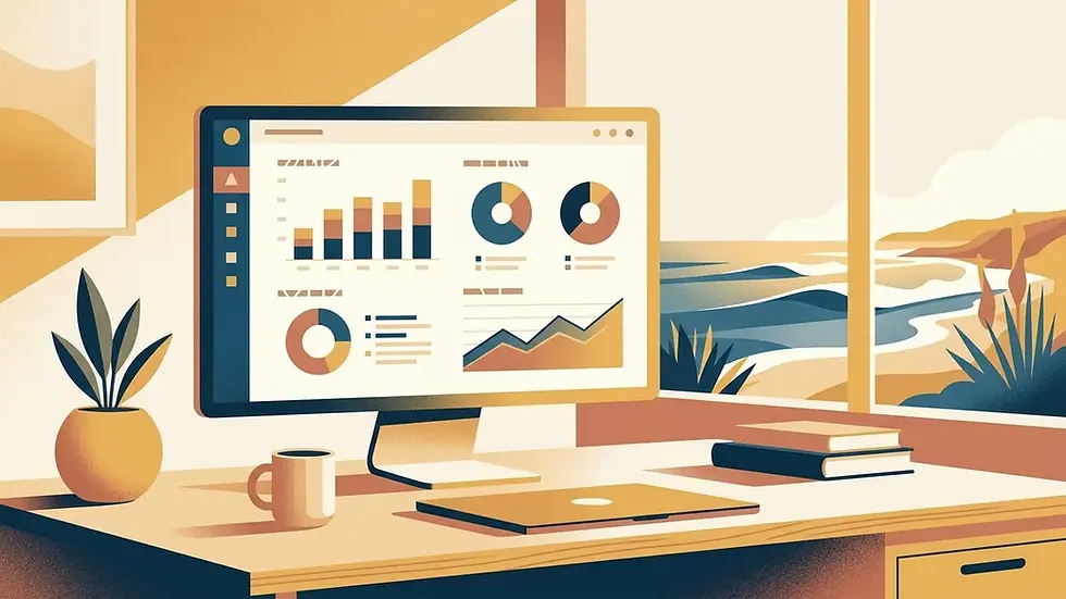 Dashboard tracking listing on multiple vacation rental platforms with synced occupancy and revenue data