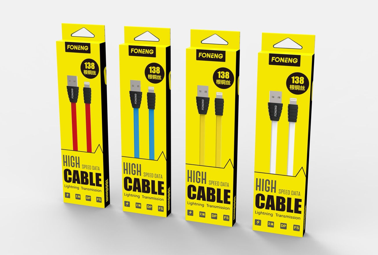 Foneng high speed data cable for iPhone (white)