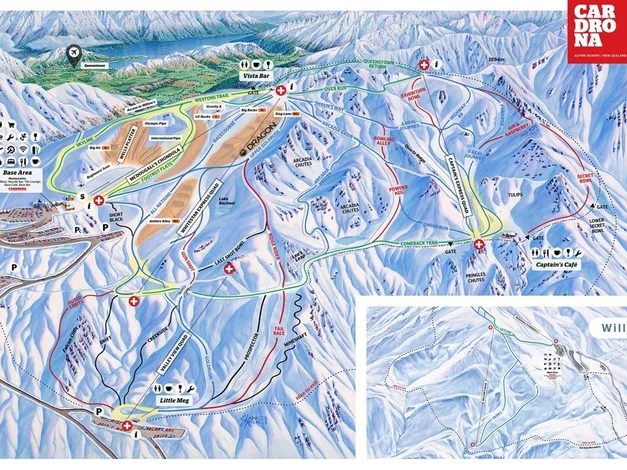 Cardrona Ski Map