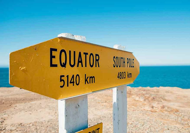 Catlins Equator and South Pole Sign