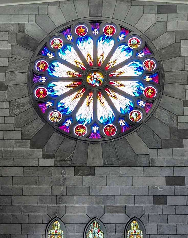 Nelson Christ Church Stained Glass Window