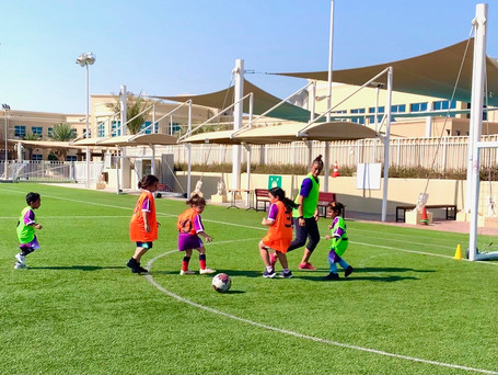 Fun games with Under 12 members @ Lycee Francais International - Academic City