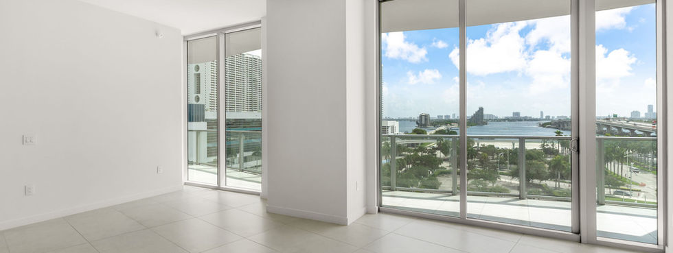 Living Room at Casa Bella Residences 706, 1400 Biscayne Blvd, Miami