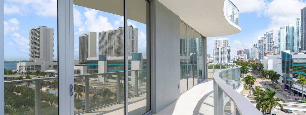 Balcony at Casa Bella Residences 706, 1400 Biscayne Blvd, Miami