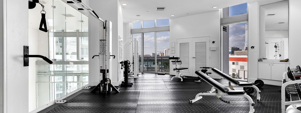 Wind Brickell two-story fitness center gym cardio equipment