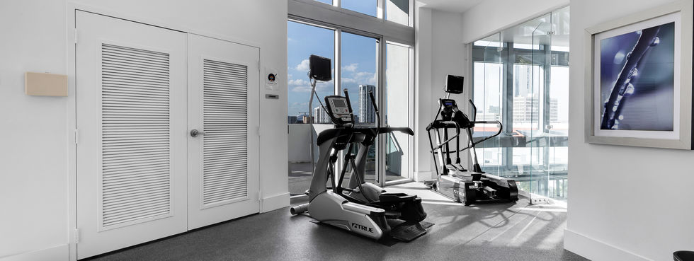 Wind Brickell gym second floor cardio machines workout space