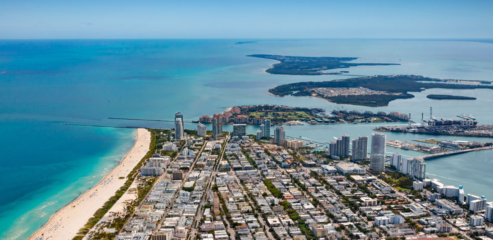 South View With The Beach