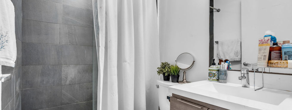 Bathroom at EVA Condo 202, 1450 Meridian Ave, South Beach, Miami Beach