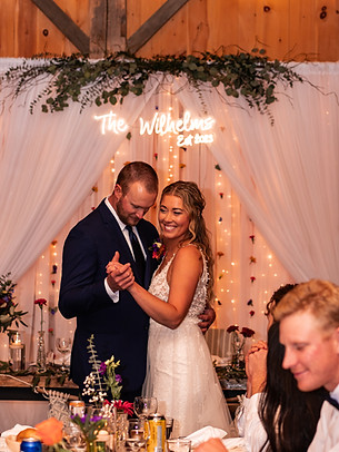 Reception Backdrop, Widder Station, Thedford, ON