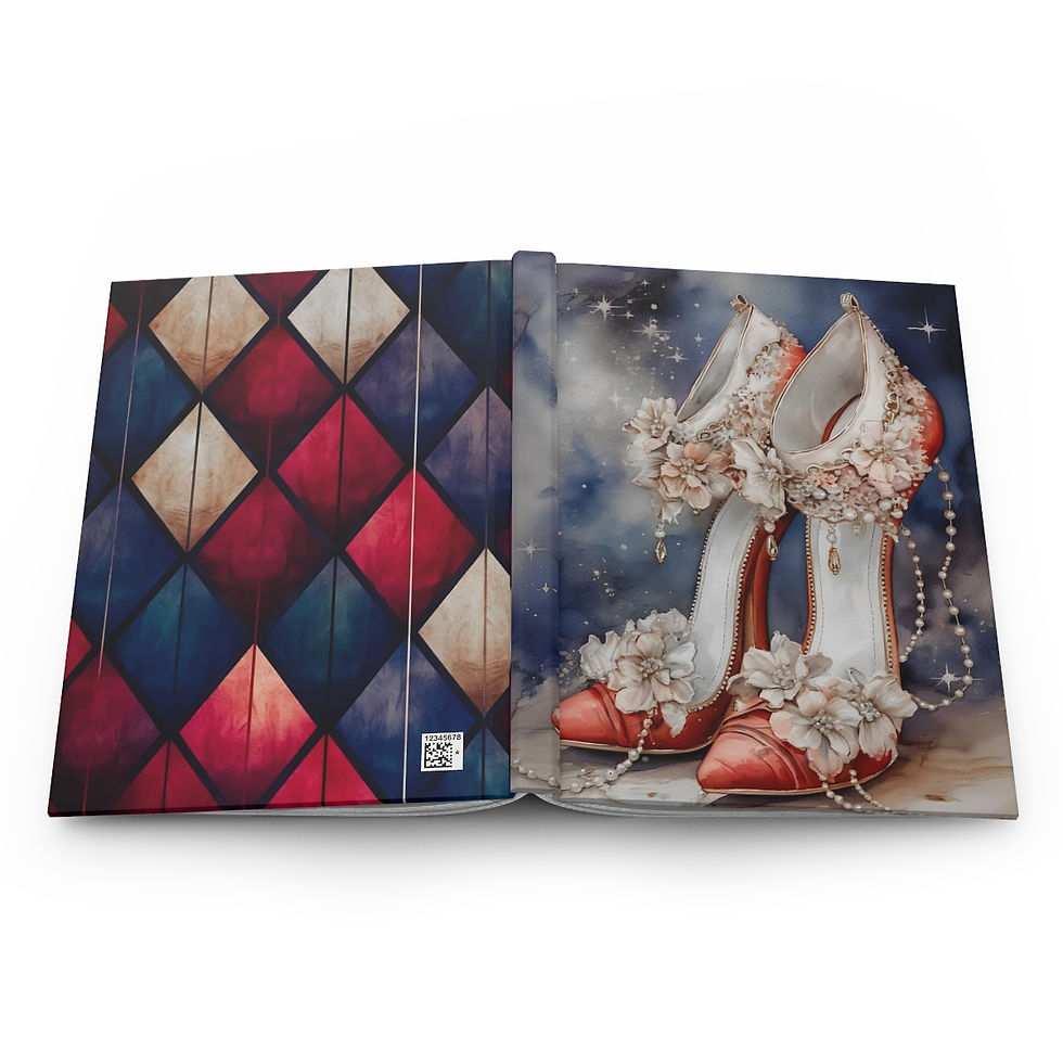 Thumbnail: Red Shoes Hardcover Journal Matte