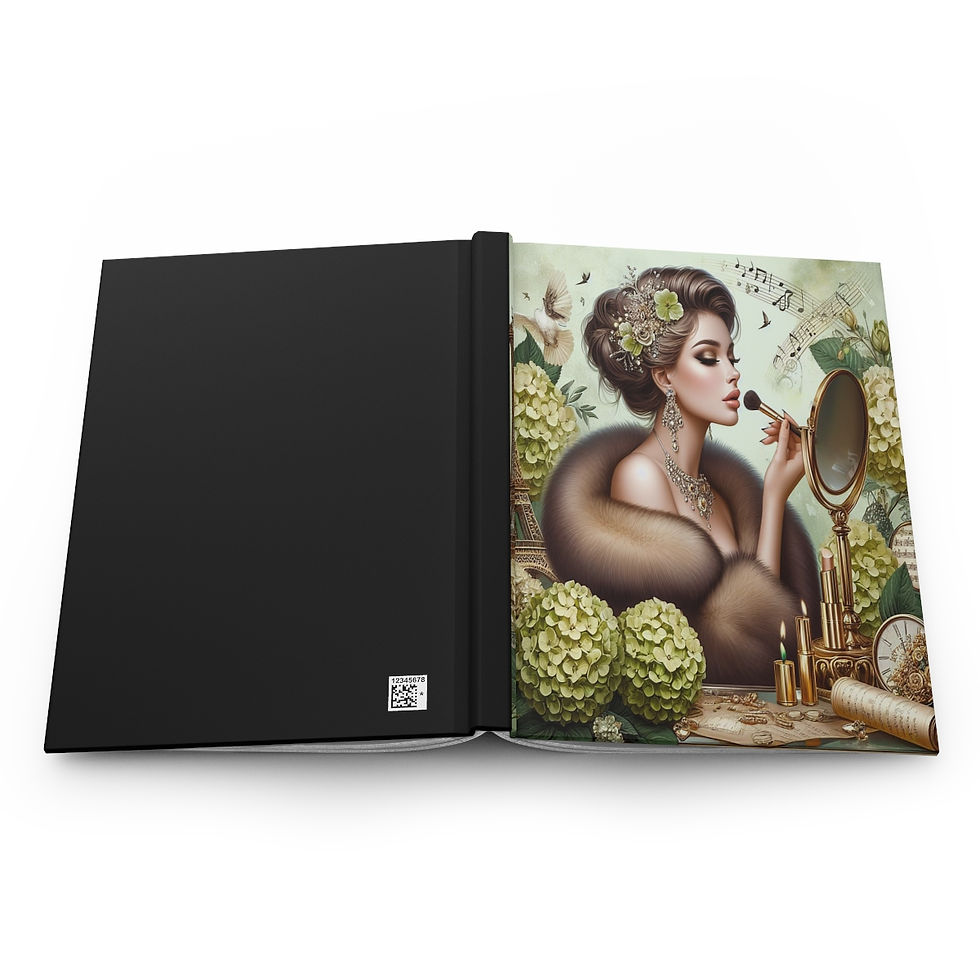 Thumbnail: Makeup Artist Green Hardcover Journal Matte