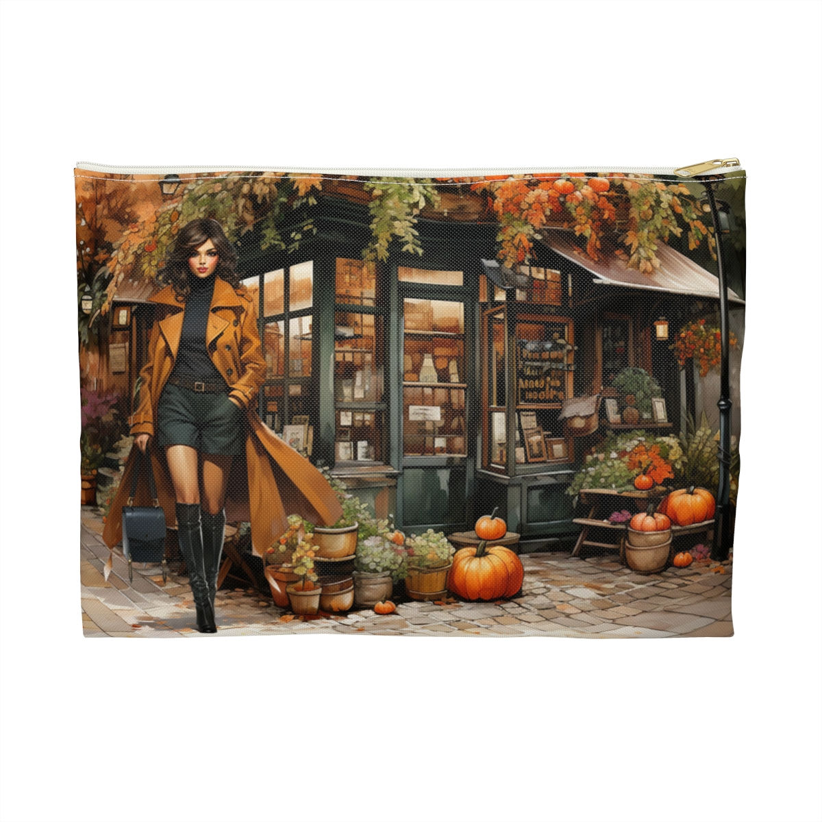 Fall Lady Accessory Pouch