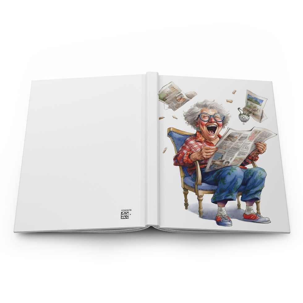 Thumbnail: Lady in the Rocking Chair Hardcover Journal Matte