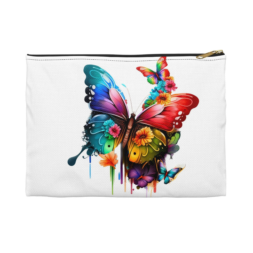 Thumbnail:  Colorful Butterfly Accessory Pouch