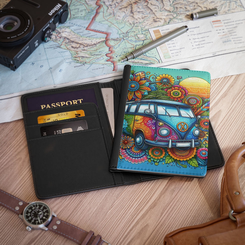 Thumbnail: Flower Power Passport Cover