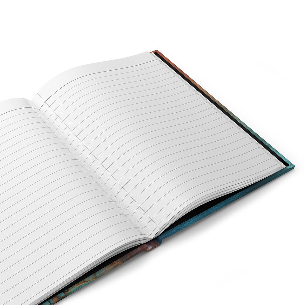 Thumbnail: Abstract with Gold Design Hardcover Journal Matte