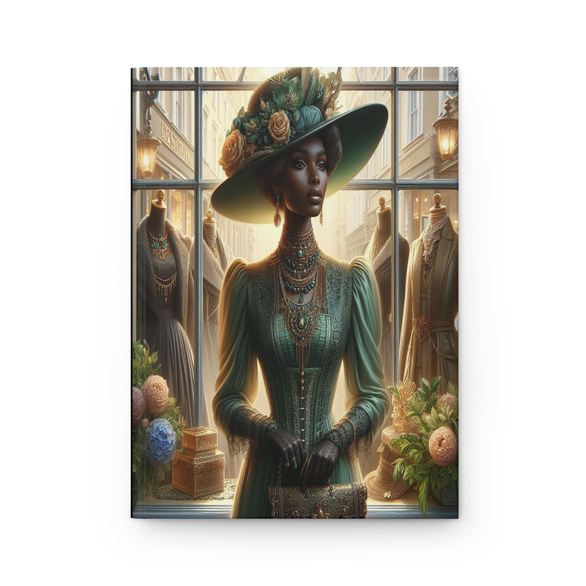 Victorian Lady in Boutique Hardcover Journal Matte