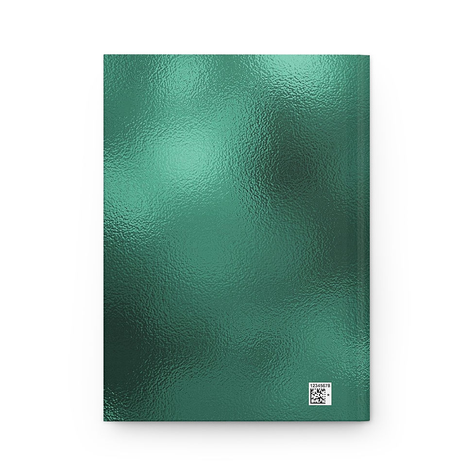 Thumbnail: Dancing Couple in Turquoise Hardcover Journal Matte