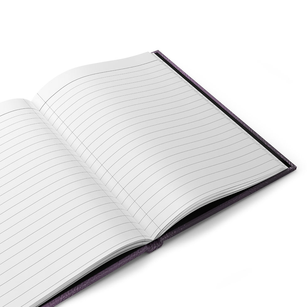 Thumbnail: Purple Hardcover Journal Matte