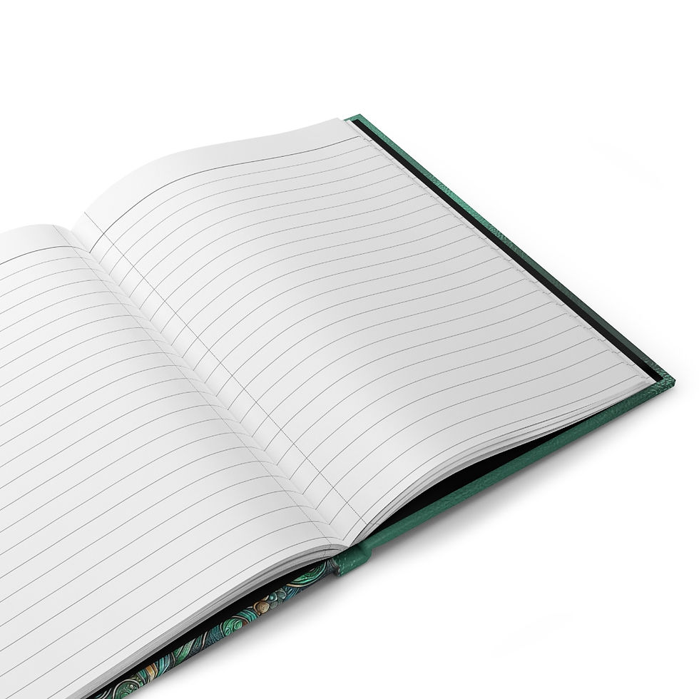 Thumbnail:  Dog with Teal Butterfly Hardcover Journal Matte
