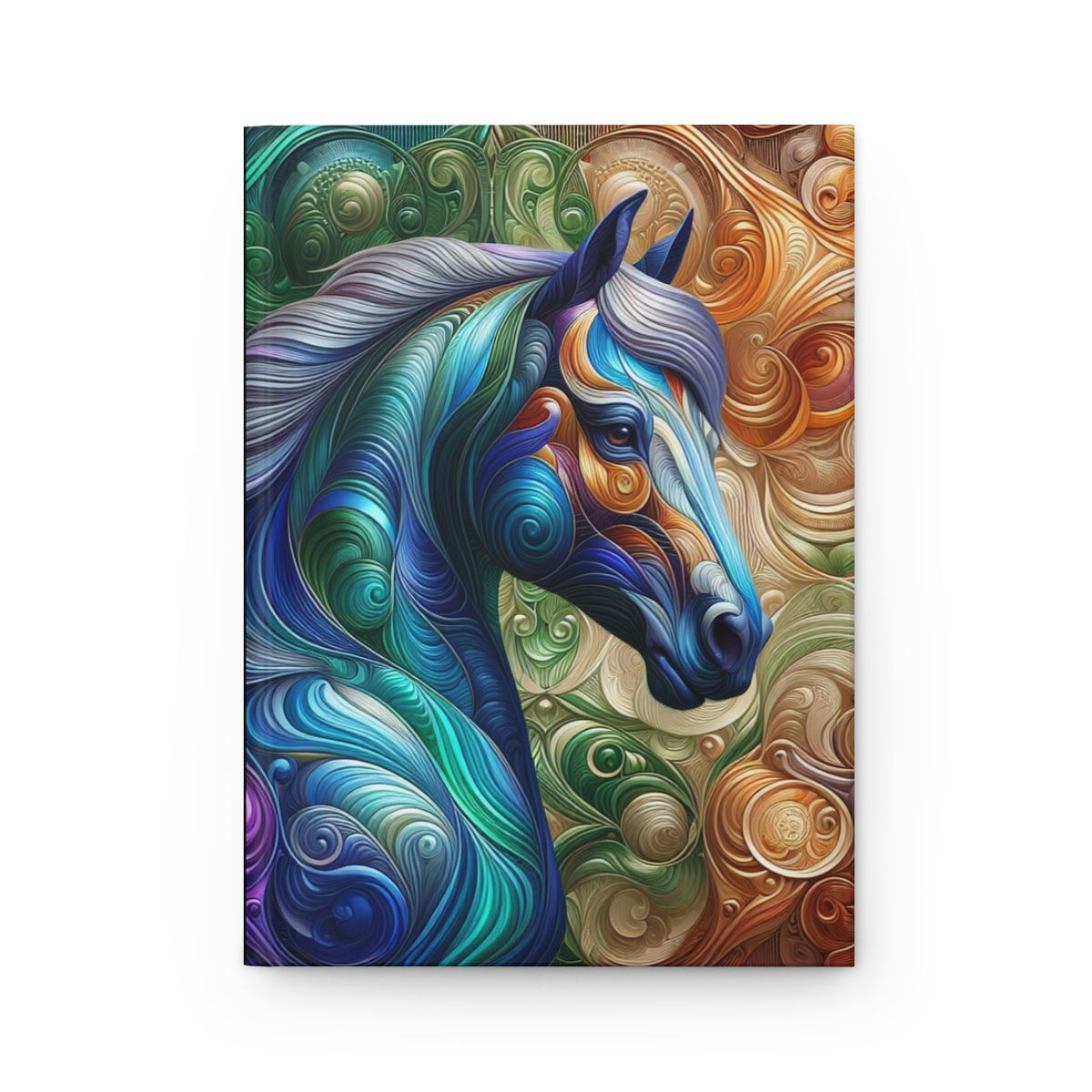 Horse with Purple Mane Hardcover Journal Matte