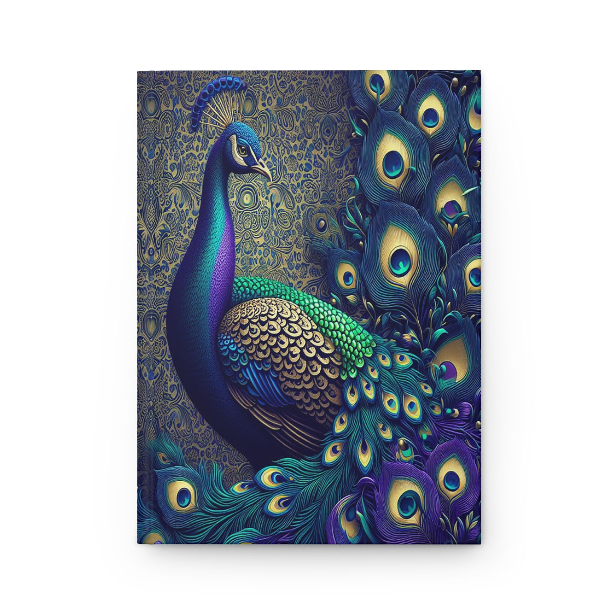 Blue Peacock Hardcover Journal Matte